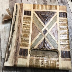 Island Paper Hawaiian Natural Bamboo photo album